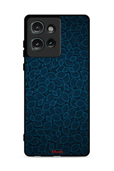 Tolwak غطاء حماية لهاتف موتورولا إيدج 50 بنقشة أوراق فنية رقمية