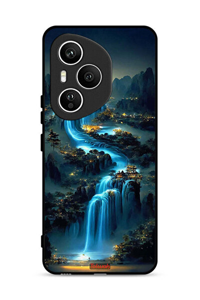 Tolwak غطاء حماية لهاتف Honor 400 Pro بتصميم شلال فني