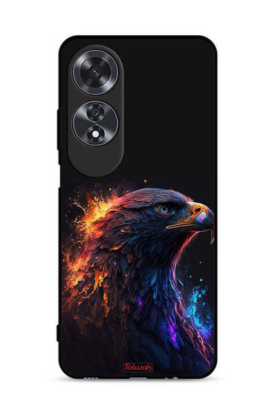 Tolwak غطاء حماية Oppo A60 بتصميم فن النسر