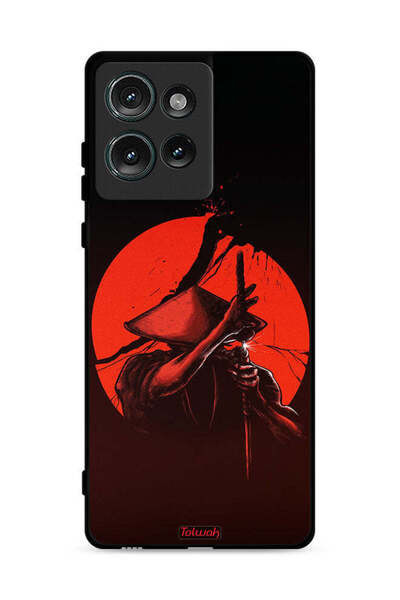 Tolwak غطاء حماية لهاتف موتورولا إيدج 50 بتصميم محارب السيف