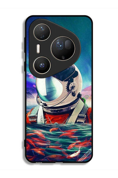 Covernex غطاء حماية فائق من هواوي بيورا 80 بتصميم رائد فضاء في بحر الأسماك