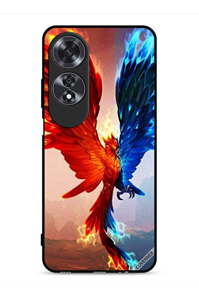 Covernex غطاء حماية Oppo A60 بخلفية نسر النار والماء