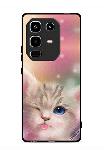 Covernex غطاء حماية لهاتف Infinix Note 50 Pro 4G بتصميم قطة لطيفة