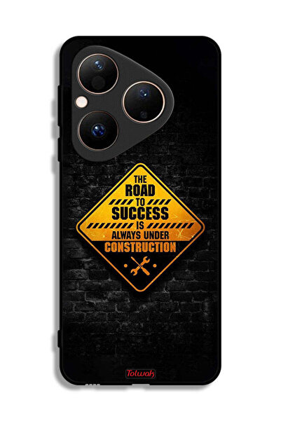 Tolwak غطاء حماية لهاتف هواوي بيورا 80 الطريق إلى النجاح دائمًا قيد الإنشاء