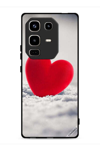 Covernex غطاء حماية لهاتف Infinix Note 50 Pro 4G بتصميم قلب أحمر جميل