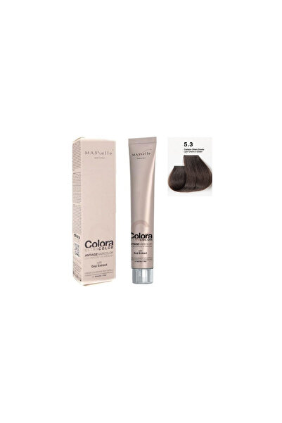 Maxxelle Saten Deschis Auriu 5.3 Vopsea Colora cu Extract de Goji 100 ML