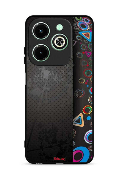 Tolwak غطاء حماية بنمط لهاتف Infinix Hot 40i 4G