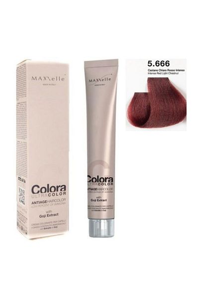 Maxxelle Rosu Intens Saten deschis 5.666 Vopsea Colora cu extract de Goji