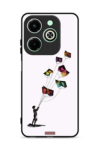 Tolwak غطاء حماية لهاتف Infinix Hot 40i 4G بتصميم طائرات ورقية