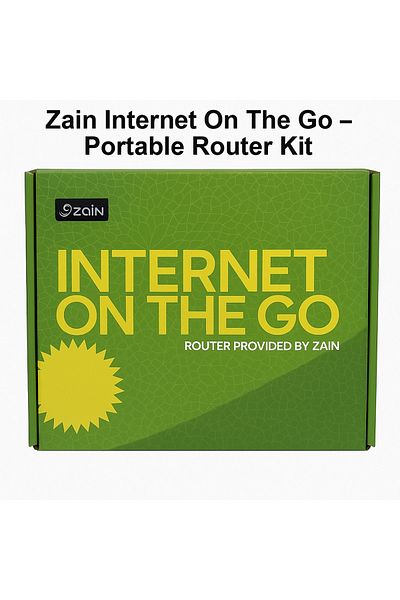 TSUMAB Zain Internet On The Go – Portable Router Kit
