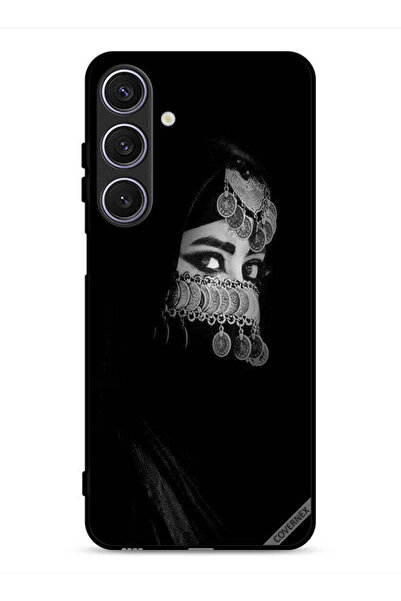 Covernex غطاء حماية لهاتف سامسونج جالاكسي A26 بعيون جميلة ووجه فتاة مزين بالم...