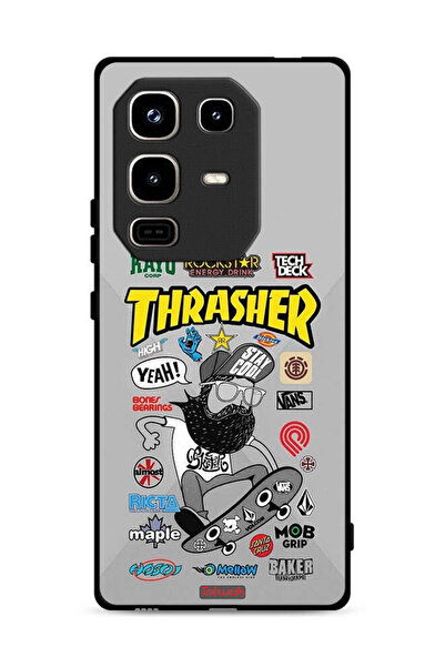 Tolwak غطاء حماية لهاتف Infinix Note 50 Pro 4G بملصق Thrasher
