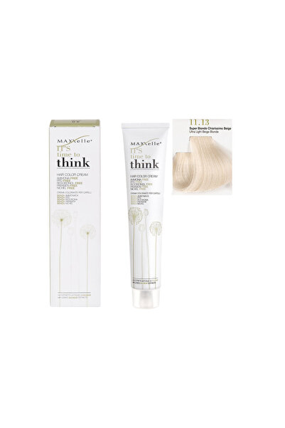 Maxxelle Blond Ultra Deschis Bej 11.13 Vopsea Fără Amoniac cu Ulei de Argan Think 100 ML