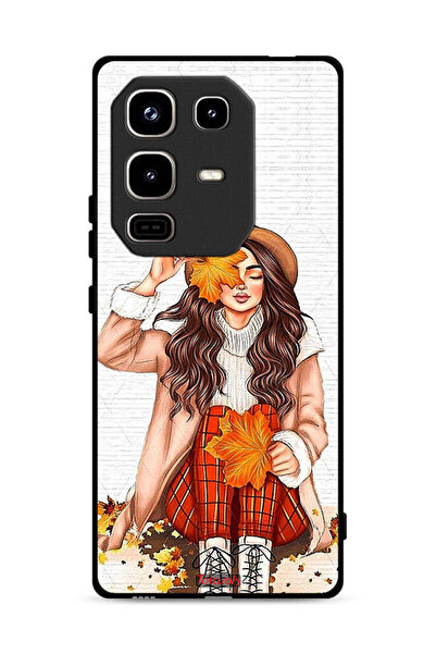 Tolwak غطاء حماية لهاتف Infinix Note 50 Pro 4G يحمل صورة أوراق الخريف