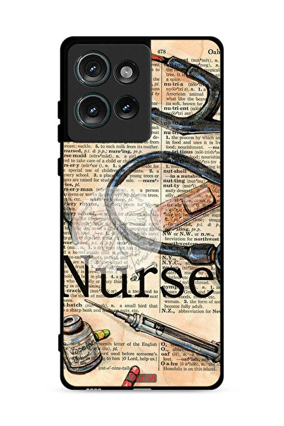 Tolwak غطاء حماية لهاتف موتورولا إيدج 50 - أدوات التمريض العتيقة