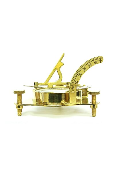 Kuzey Tacı Decorative Antique Style Sun Clock & Compass Set Special Design Vip Original