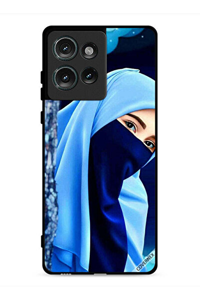 Covernex غطاء حماية لهاتف موتورولا إيدج 50 بنقشة فتاة محجبة