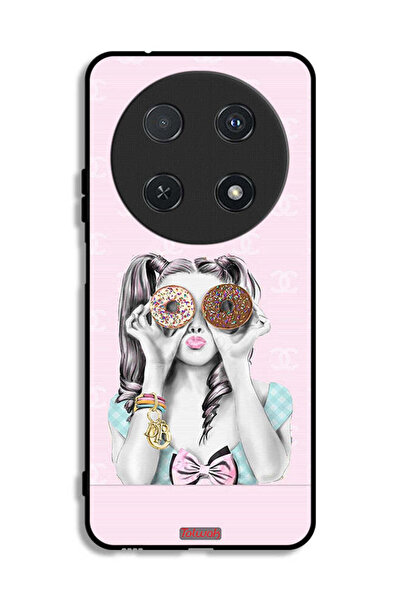 Tolwak Huawei nova 13i Protective Case Cover Holding Two Donuts