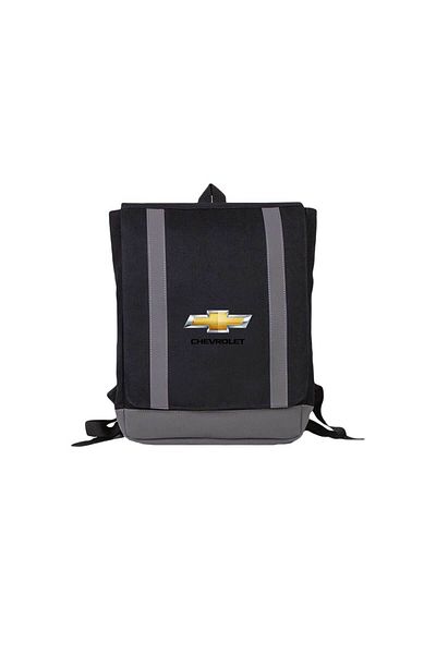 Z zepplin Chevrolet Logo Black Backpack