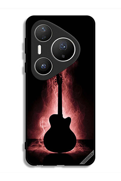 Covernex غطاء حماية لهاتف هواوي بيورا 80 برو بلس بتصميم انعكاس الجيتار