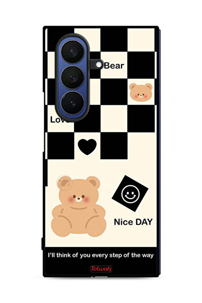 Tolwak غطاء حماية لهاتف Samsung Galaxy Z Fold7 سأفكر فيك في كل خطوة على الطريق