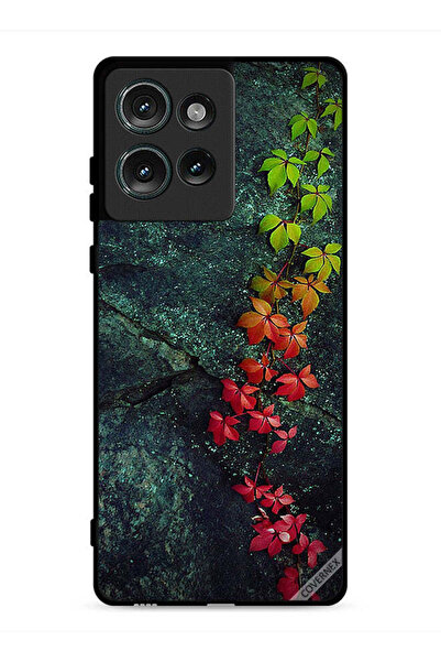 Covernex غطاء حماية لهاتف موتورولا إيدج 50 بأوراق جميلة