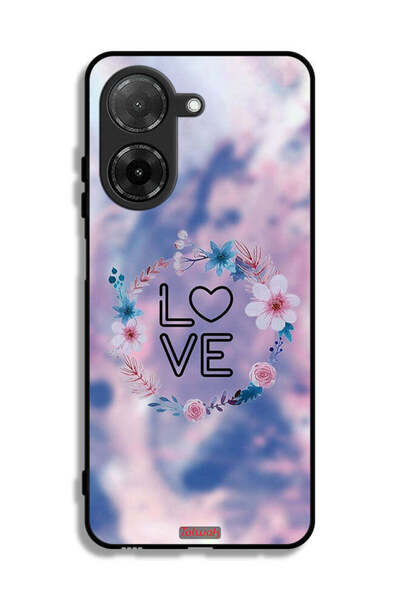 Tolwak غطاء حماية Xiaomi Redmi A5 4G برسومات زهور الحب الدائرية