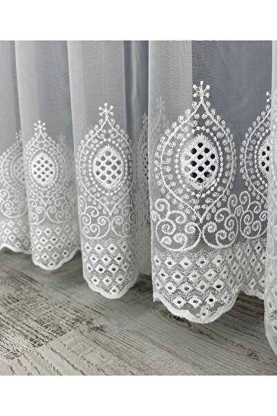 Bsrn Tasarım Güpür Etek Tül Perde 1/3 Sık Pile Gramajlı Ütü Istemez | En Çok ...