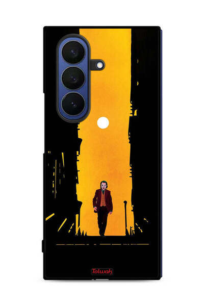 Tolwak غطاء حماية لهاتف Samsung Galaxy Z Fold7 بتصميم جوكر، عمل فني رقمي تجريدي