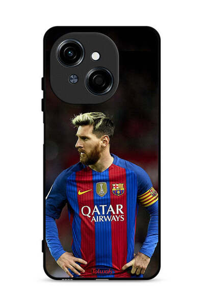 Tolwak غطاء حماية لهاتف تكنو سبارك جو 1 4G ميسي برشلونة