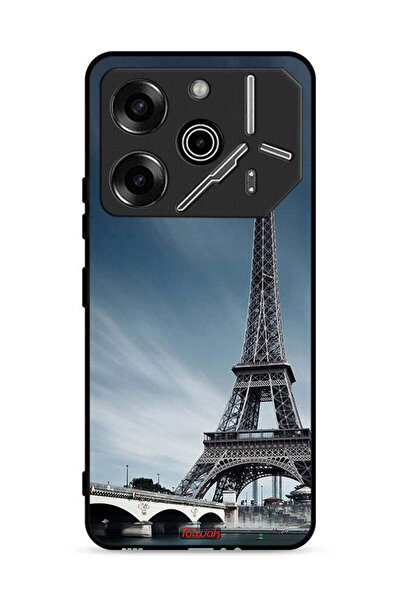 Tolwak غطاء حماية لهاتف تكنو بوفا 6 برو 5G بتصميم برج إيفل