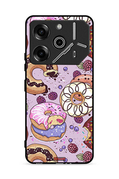 Tolwak غطاء حماية لهاتف تكنو بوفا 6 برو 5G برسومات دونات