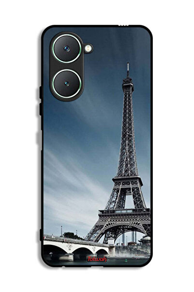 Tolwak غطاء حماية لهاتف Vivo Y18i 4G بتصميم برج إيفل