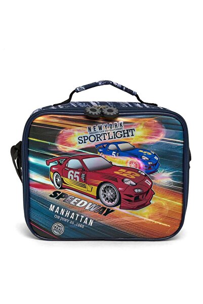 R&B Grey Boys Lunch Bag