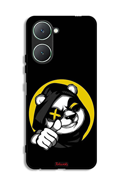 Tolwak غطاء حماية لهاتف Vivo Y18i 4G بتصميم قطة مارشميلو لطيفة