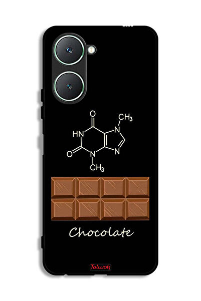 Tolwak غطاء حماية لهاتف Vivo Y18i 4G بلون الشوكولاتة