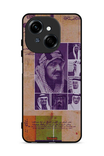 Tolwak غطاء حماية لهاتف تكنو سبارك جو 1 إس 4G، صور قديمة لملوك السعودية