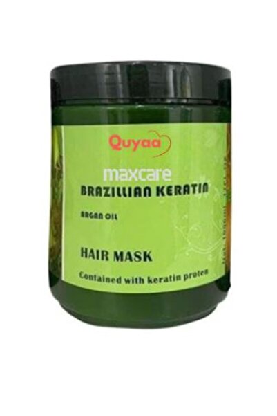 Maxcare قناع الشعر بالكيراتين من كيا مع زيت الأرغان 17 أونصة سائلة / 1000 مل