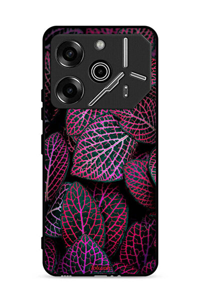 Tolwak غطاء حماية لهاتف Tecno Pova 6 Pro 5G بنقشة أوراق سالجا