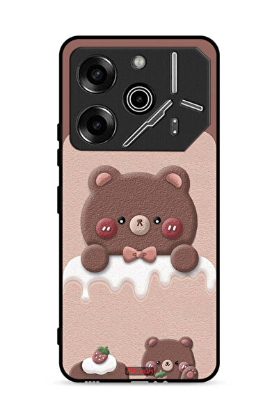 Tolwak غطاء حماية لهاتف تكنو بوفا 6 برو 5G، لون الفراولة