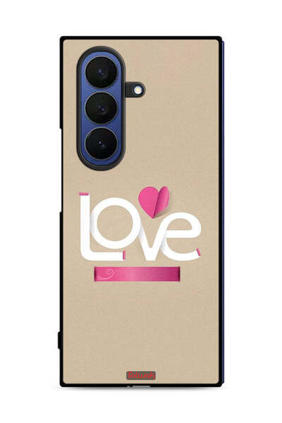 Tolwak غطاء حماية لهاتف سامسونج جالاكسي زد فولد 7 - فن الحب