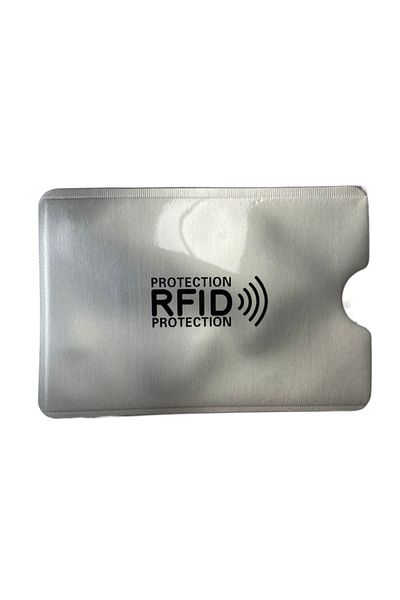 OEM Carcasă de protecție RFID / NFC / fără contact pentru card bancar, argintie