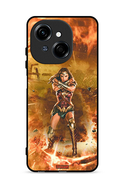 Tolwak غطاء حماية لهاتف تكنو سبارك جو 1 4G بتصميم وندر وومن