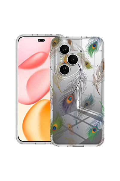 bestcase Carcasă transparentă din silicon pentru Honor 400 Pro, floare, 20364...