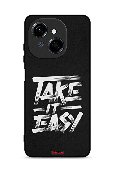 Tolwak Tecno Spark Go 1S 4G Protective Case Cover Take It Easy