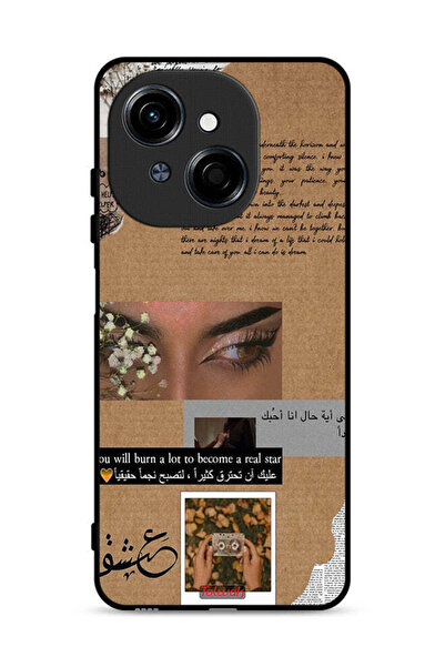 Tolwak غطاء حماية لهاتف تكنو سبارك جو 1 إس 4 جي بنقشة عبارة باللغة العربية: س...