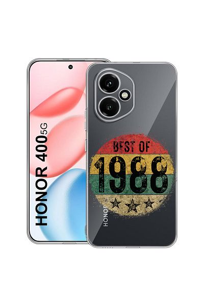 bestcase Carcasă transparentă din silicon pentru Honor 400, Best Of 1988, 2036423 T 1921
