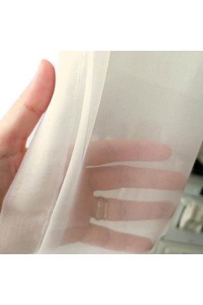 Decor Fashion Home SET 2 Sheer curtains with wide drapes