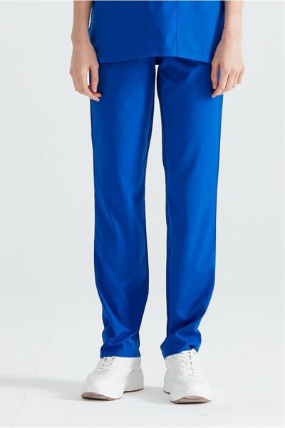 DEMOTEKS Scrub Bottom Pantaloni Medicali Classic Albastru Royal Unisex