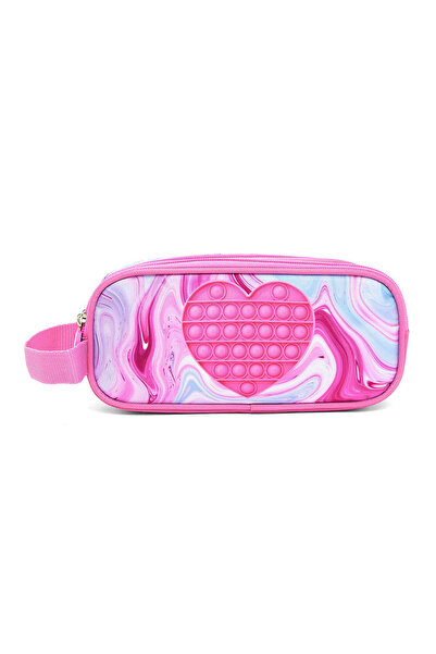 R&B Pink Girls Pencil Pouch